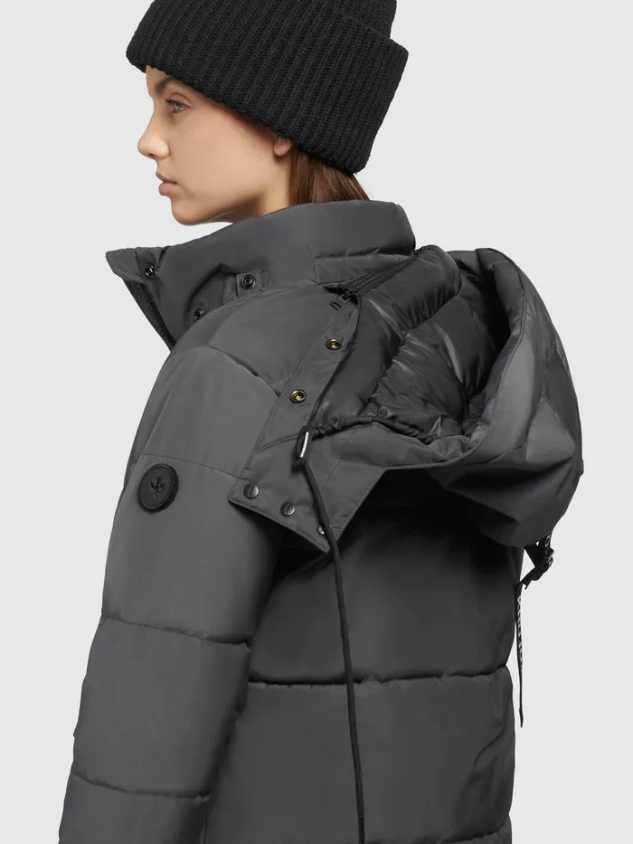 Puffer Coats KHUJO Women Mantel SYLLA Dunkelgrau Dunkelgrau