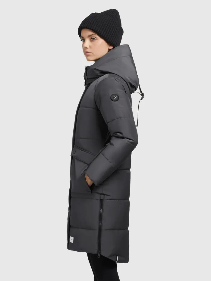 Puffer Coats KHUJO Women Mantel SYLLA Dunkelgrau Dunkelgrau