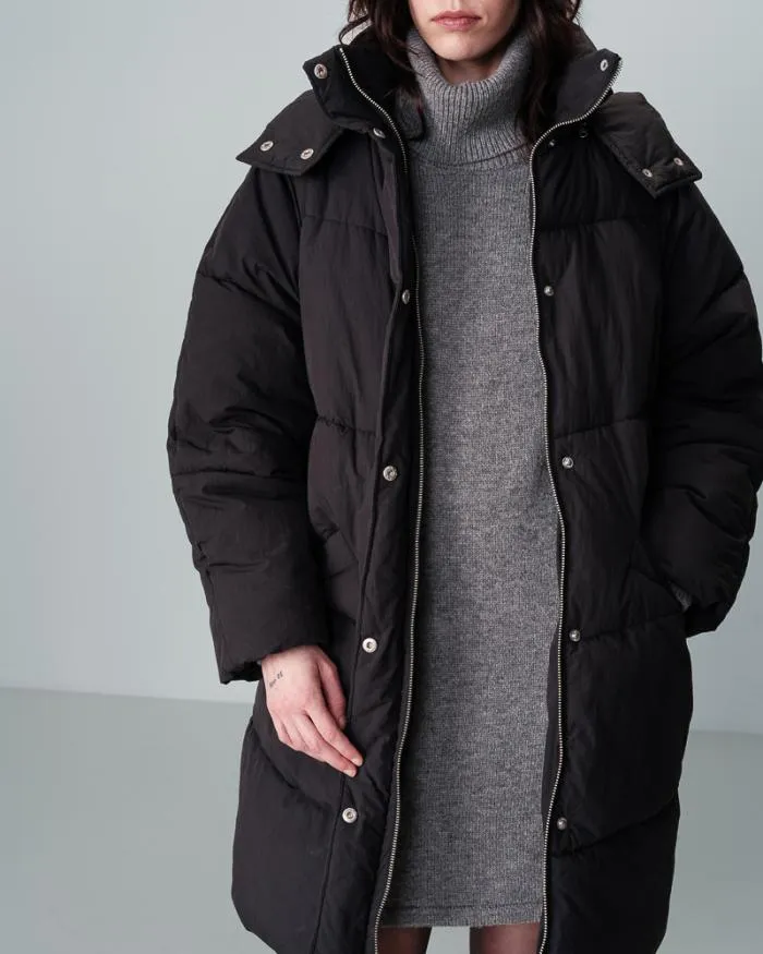 PUFFER JACKET NOIR NORTH Shop Grace and Mila Puffer Jackets