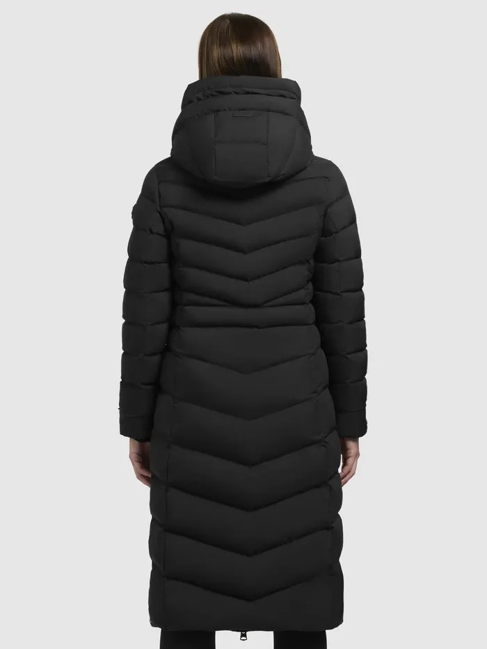 Quilted Coats Women KHUJO Mantel INGRAM4 Schwarz Schwarz