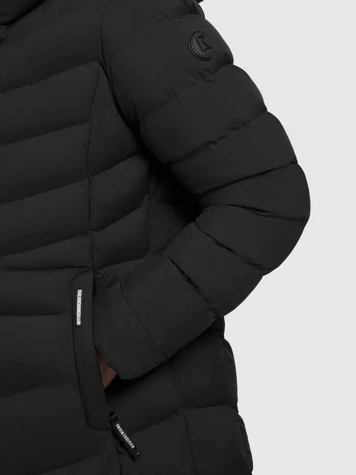 Quilted Coats Women KHUJO Mantel INGRAM4 Schwarz Schwarz