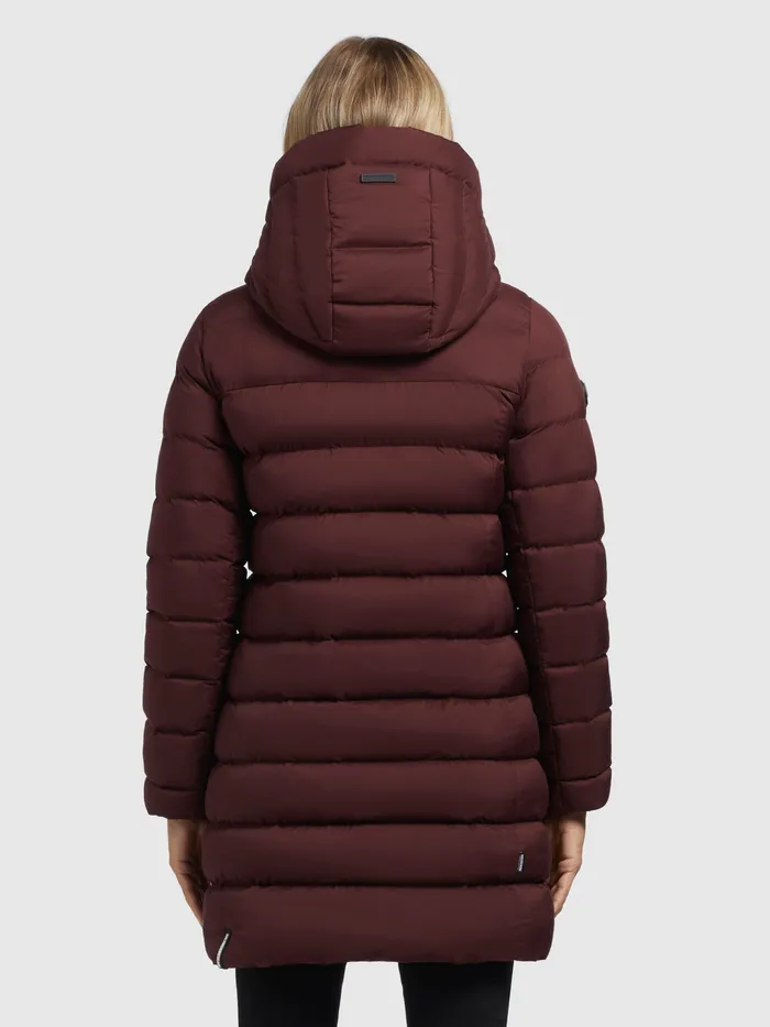 Quilted Jackets Women KHUJO Jacke KARNE Weinrot