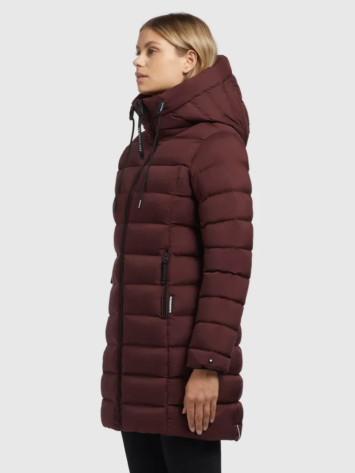Quilted Jackets Women KHUJO Jacke KARNE Weinrot