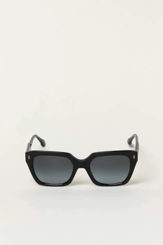 Rectangular Sunglasses Laia Brown Women Baandsh Eyewear