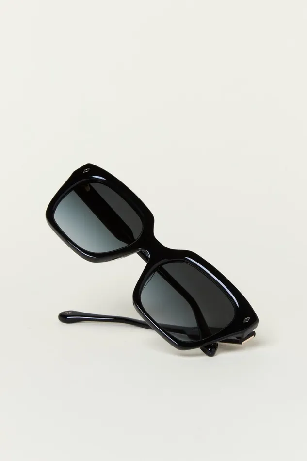 Rectangular Sunglasses Laia Brown Women Baandsh Eyewear
