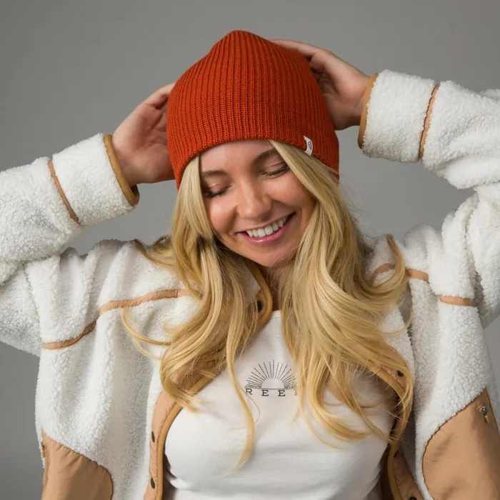 Reef Alyx Beanie Chili WomenMen Hats and Beanies Reef Alyx Beanie Chili WomenMen Hats and Beanies