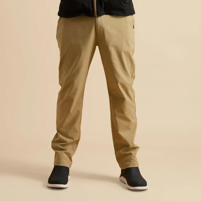 Reef Carrick Upf 40 Stretch Pant Kelp Men Surf Shirts and Upf Apparel