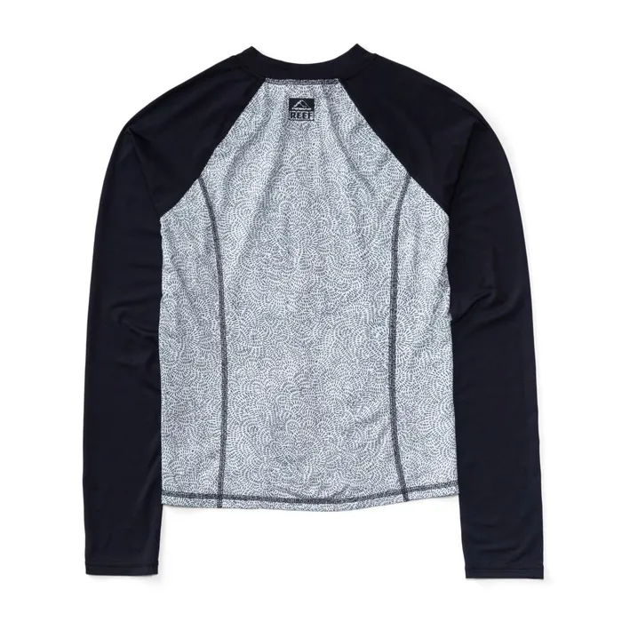 Reef Crest Zip Up Long Sleeve Surf Shirt Upf 40 Marshmallow Lines Women Tops Reef Crest Zip Up Long Sleeve Surf Shirt Upf 40 Marshmallow Lines Women Tops
