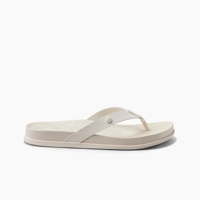 Reef Cushion Porto Cruz Whisper White Women Flip Flops