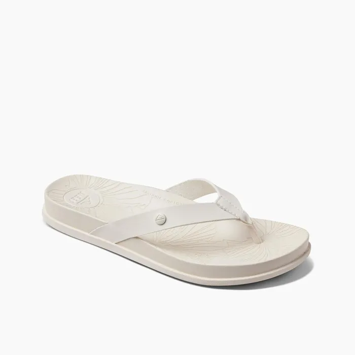 Reef Cushion Porto Cruz Whisper White Women Flip Flops Reef Cushion Porto Cruz Whisper White Women Flip Flops