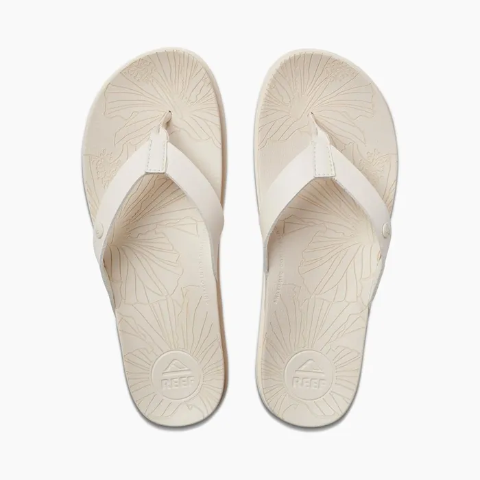 Reef Cushion Porto Cruz Whisper White Women Flip Flops Reef Cushion Porto Cruz Whisper White Women Flip Flops