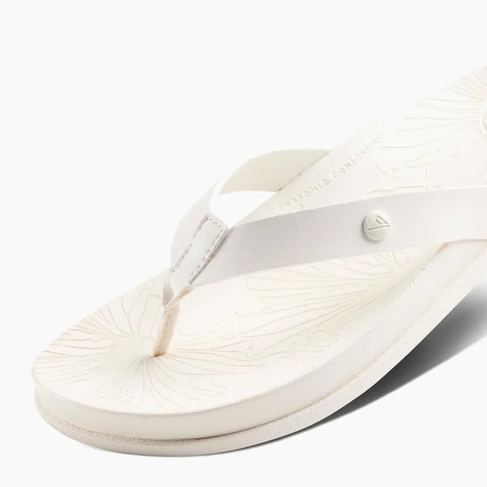 Reef Cushion Porto Cruz Whisper White Women Flip Flops Reef Cushion Porto Cruz Whisper White Women Flip Flops