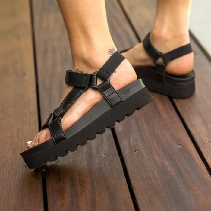 Reef Cushion Rem Hi Coco Black Women Sandals Reef Cushion Rem Hi Coco Black Women Sandals