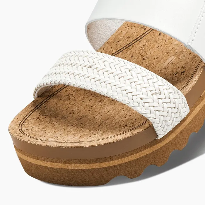 Reef Cushion Vista Hi White Braid Women Sandals Reef Cushion Vista Hi White Braid Women Sandals