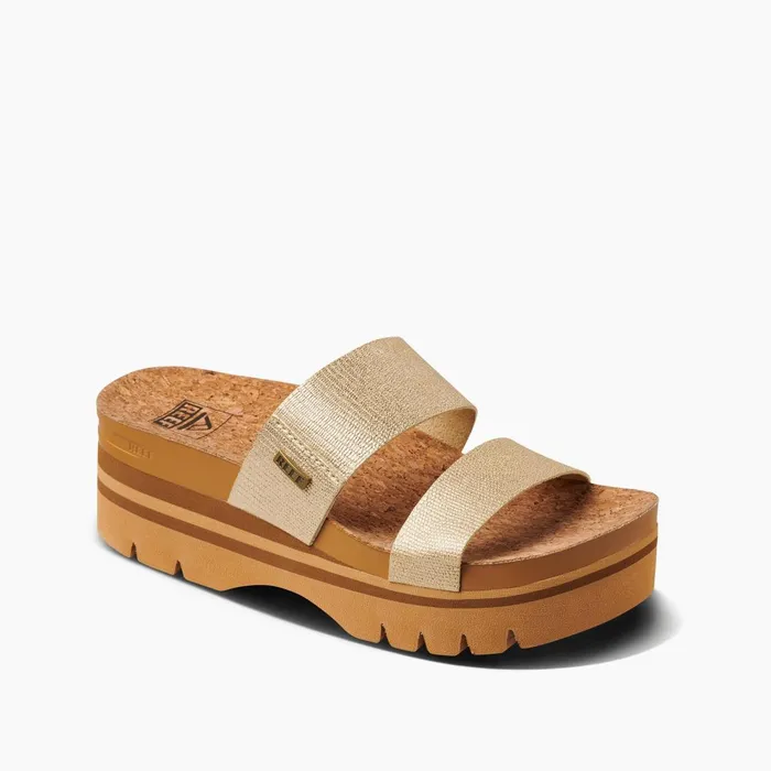 Reef Cushion Vista Higher Champagne Women Sandals Reef Cushion Vista Higher Champagne Women Sandals