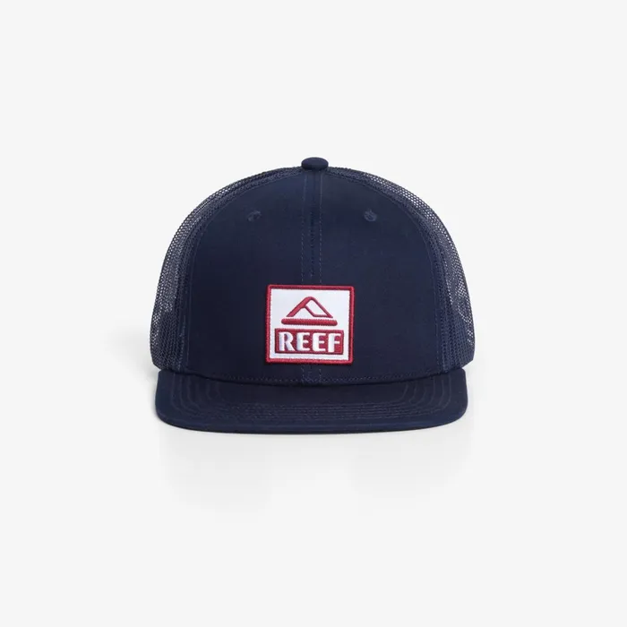 Reef Eades Twill Snapback Hat Insigna Blue Men Hats and Beanies