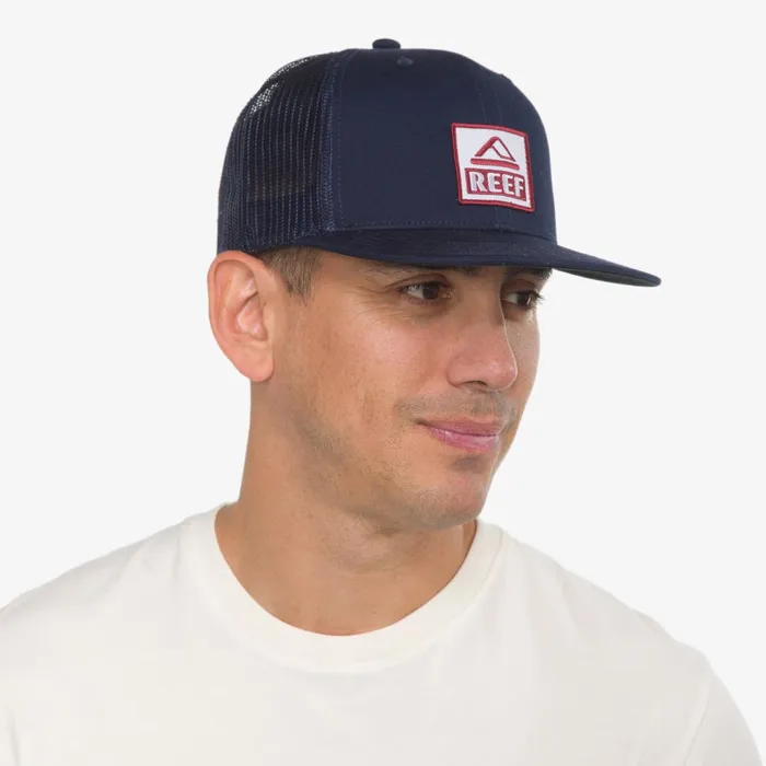 Reef Eades Twill Snapback Hat Insigna Blue Men Hats and Beanies Reef Eades Twill Snapback Hat Insigna Blue Men Hats and Beanies