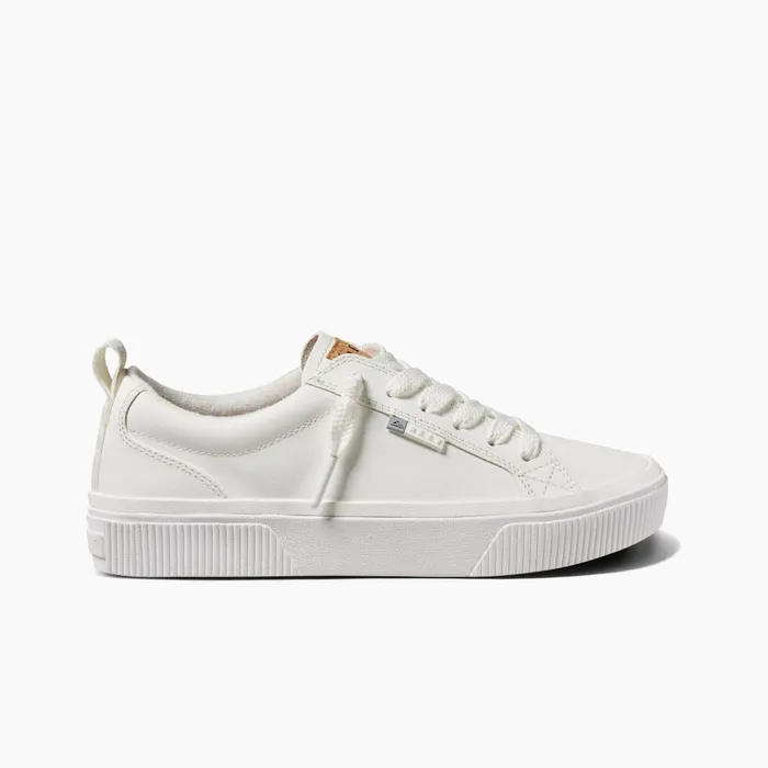 Reef Lay Day Dawn White Leather Women Shoes