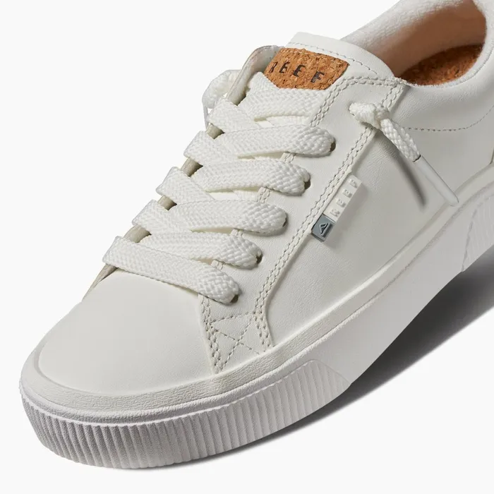 Reef Lay Day Dawn White Leather Women Shoes Reef Lay Day Dawn White Leather Women Shoes
