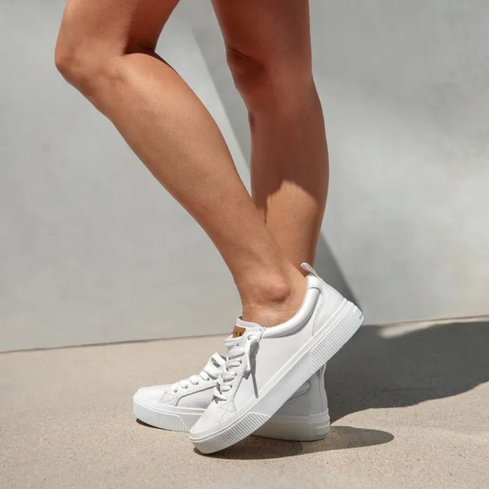 Reef Lay Day Dawn White Leather Women Shoes Reef Lay Day Dawn White Leather Women Shoes
