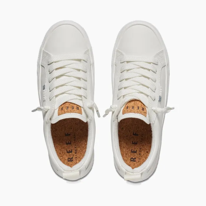 Reef Lay Day Dawn White Leather Women Shoes Reef Lay Day Dawn White Leather Women Shoes