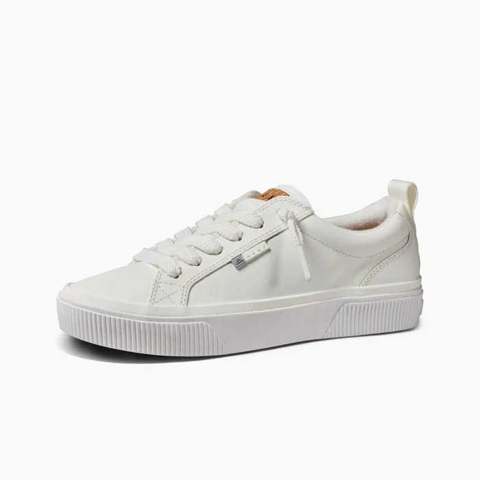 Reef Lay Day Dawn White Leather Women Shoes Reef Lay Day Dawn White Leather Women Shoes