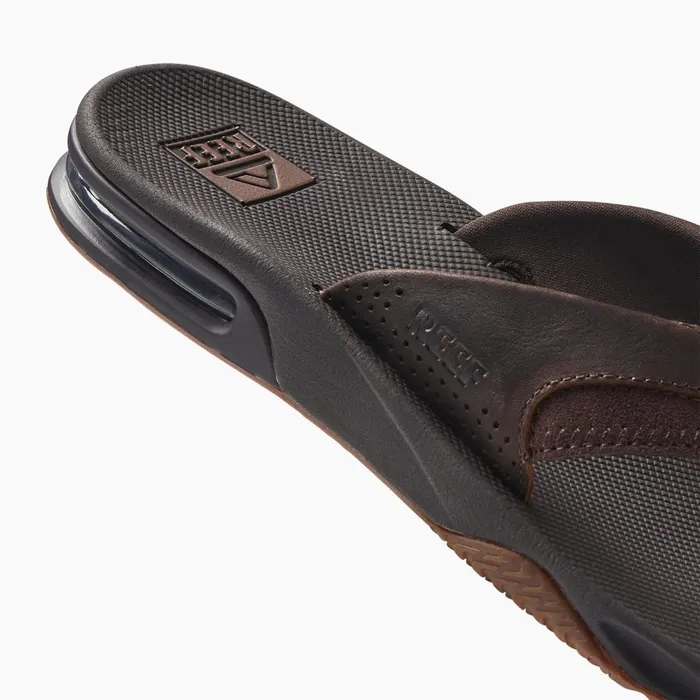 Reef Leather Fanning Dark Brown Men Sandals Reef Leather Fanning Dark Brown Men Sandals
