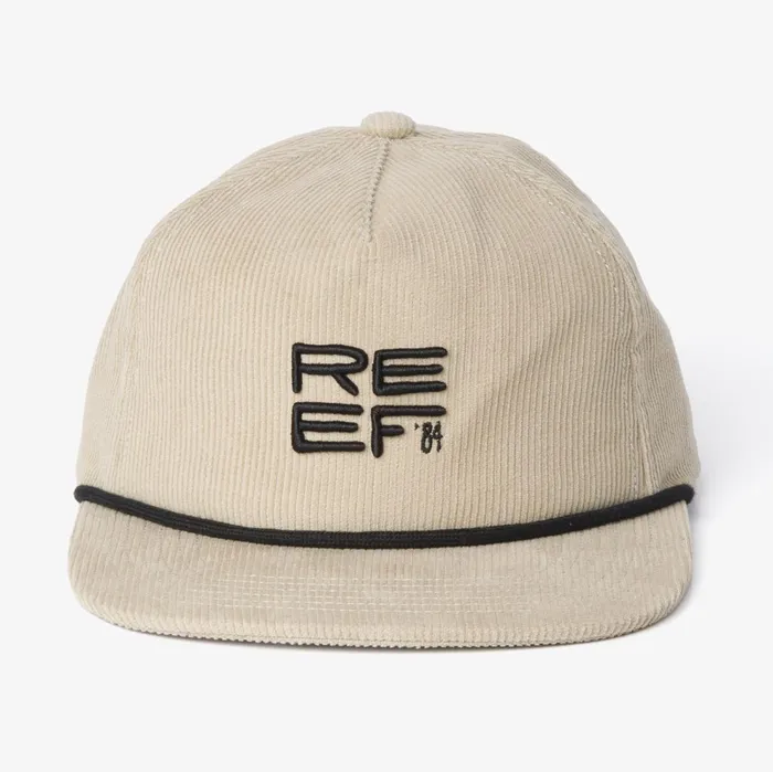 Reef Nattie Corduroy Hat Almond Milk WomenMen Hats and Beanies