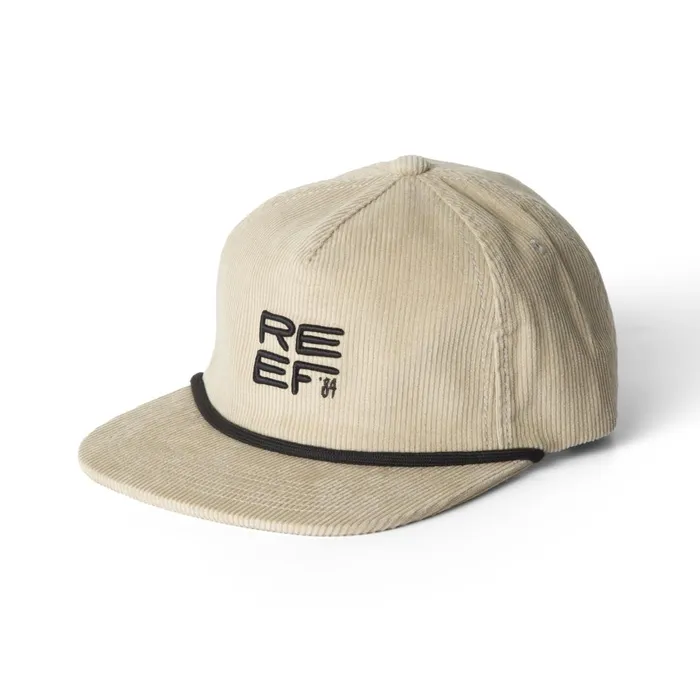 Reef Nattie Corduroy Hat Almond Milk WomenMen Hats and Beanies