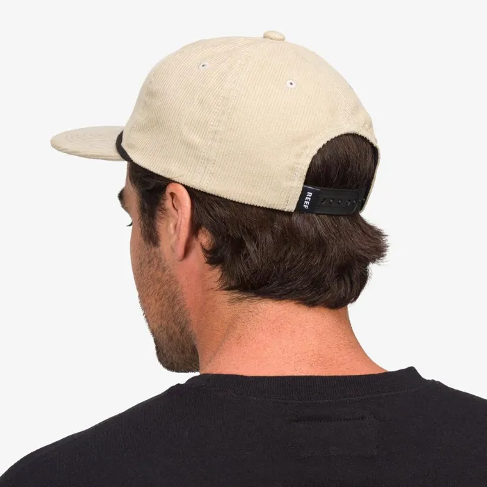 Reef Nattie Corduroy Hat Almond Milk WomenMen Hats and Beanies