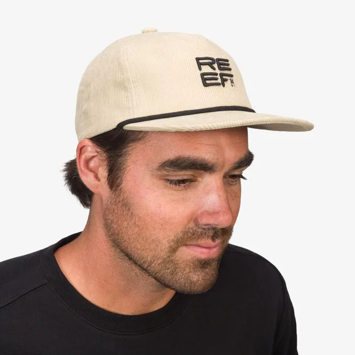Reef Nattie Corduroy Hat Almond Milk WomenMen Hats and Beanies