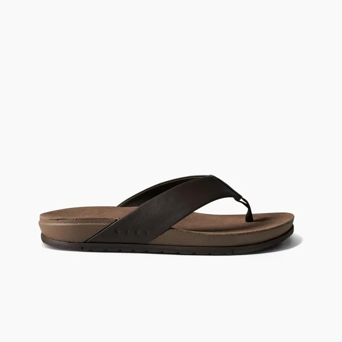 Reef Ojai Brown Leather Men Sandals