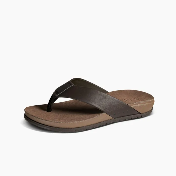 Reef Ojai Brown Leather Men Sandals Reef Ojai Brown Leather Men Sandals