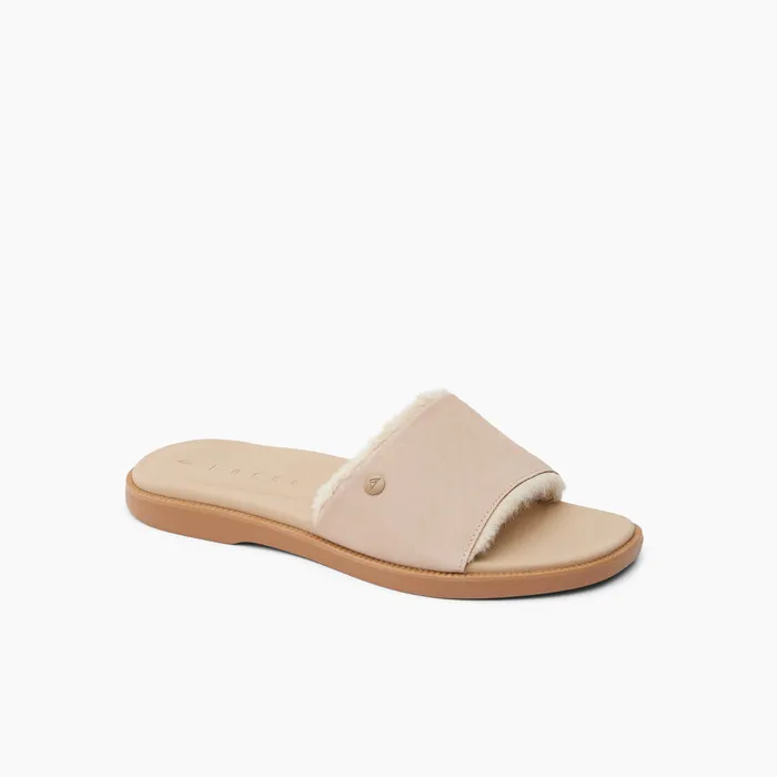 Reef Sunny Arrianah Cozy Tan Cozy Women Slides Reef Sunny Arrianah Cozy Tan Cozy Women Slides