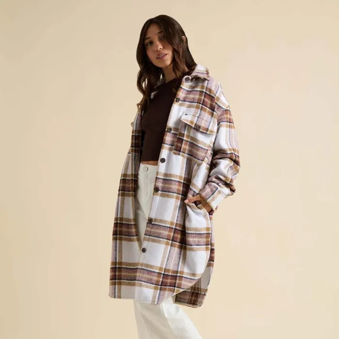 Reef Victoria Shacket Marshmallow Women Tops