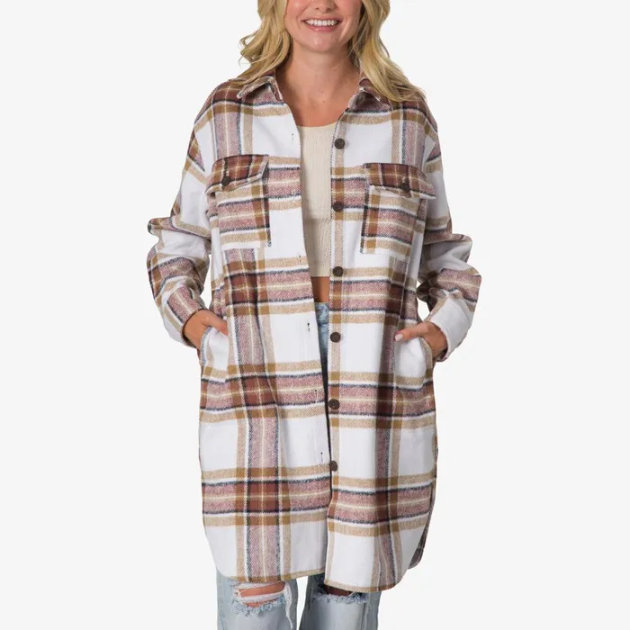 Reef Victoria Shacket Marshmallow Women Tops Reef Victoria Shacket Marshmallow Women Tops