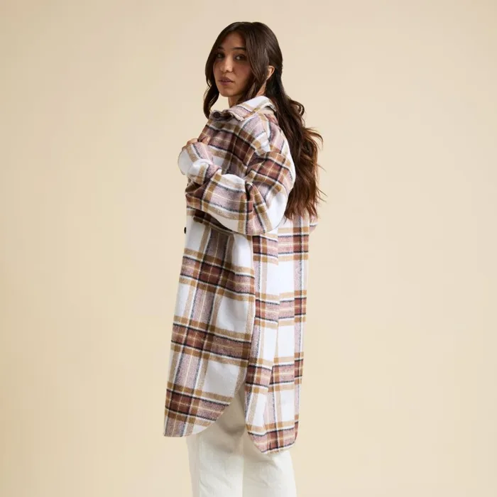 Reef Victoria Shacket Marshmallow Women Tops Reef Victoria Shacket Marshmallow Women Tops