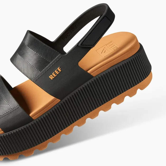 Reef Water Vista Higher Black Cognac Women Sandals Reef Water Vista Higher Black Cognac Women Sandals