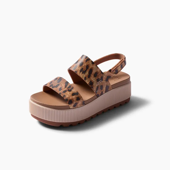 Reef Water Vista Higher Leopard Women Sandals