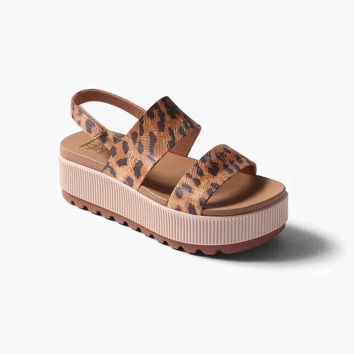 Reef Water Vista Higher Leopard Women Sandals