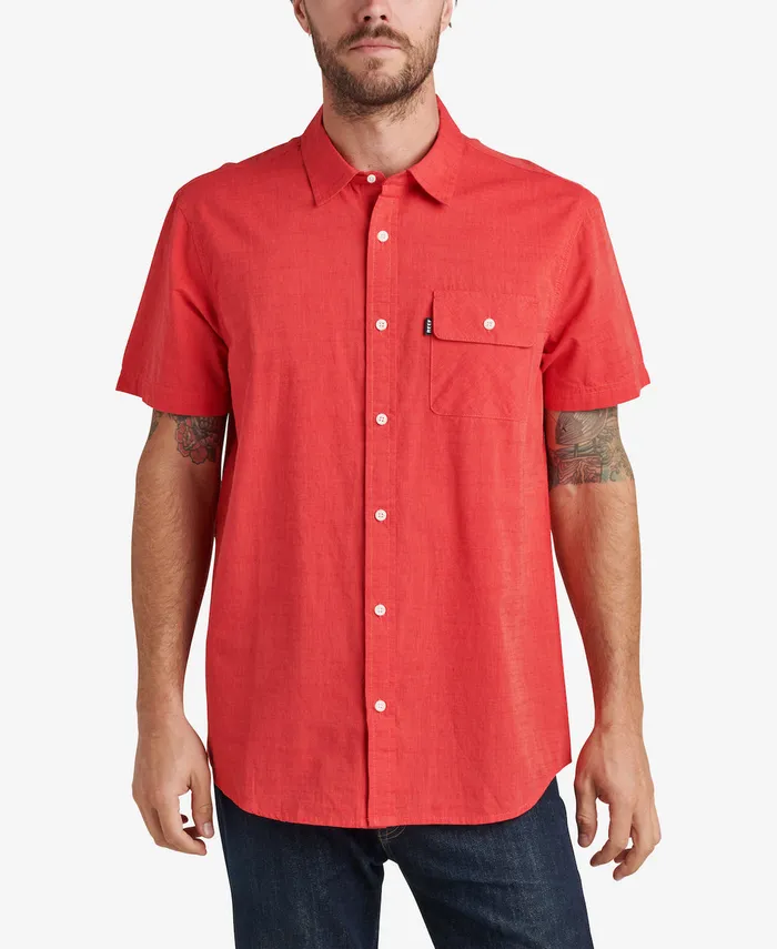 Reef Winfred Woven Shirt Hibiscus Men Shirts and TShirts