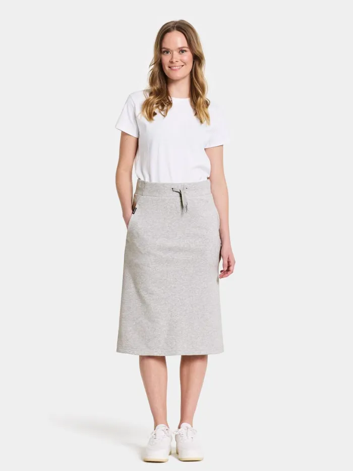 Res Women039s Skirt Aluminum Melange Women Didriksons Skirts Res Women039s Skirt Aluminum Melange Women Didriksons Skirts
