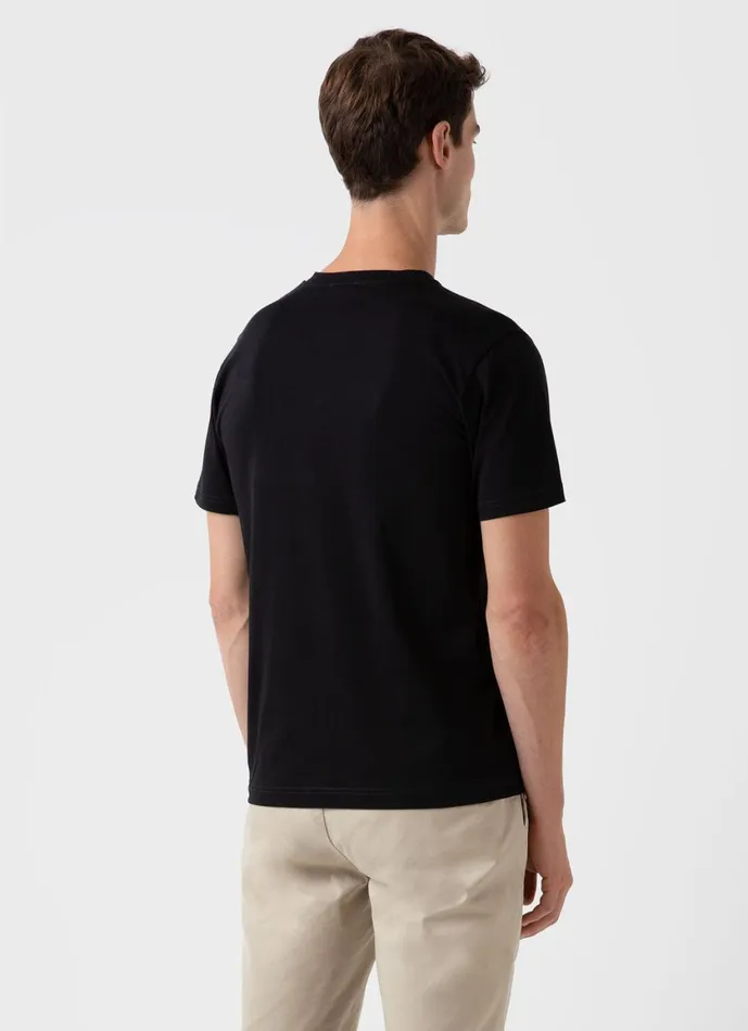 Riviera Midweight Pocket Tshirt Black Men SUNSPEL Tshirts