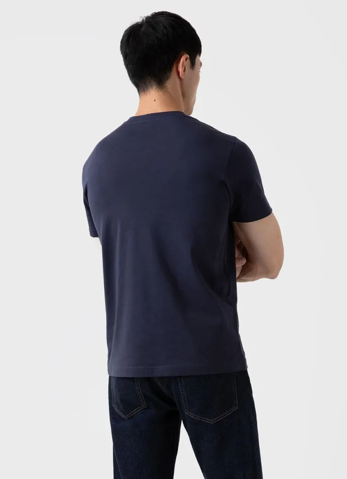 Riviera Midweight Pocket Tshirt Navy Men SUNSPEL Tshirts