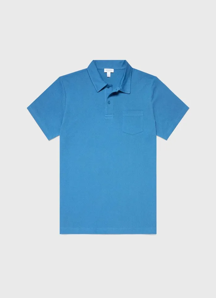 Riviera Polo Shirt Blue Men SUNSPEL Polo Shirts