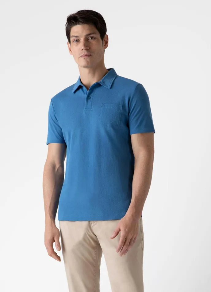 Riviera Polo Shirt Blue Men SUNSPEL Polo Shirts