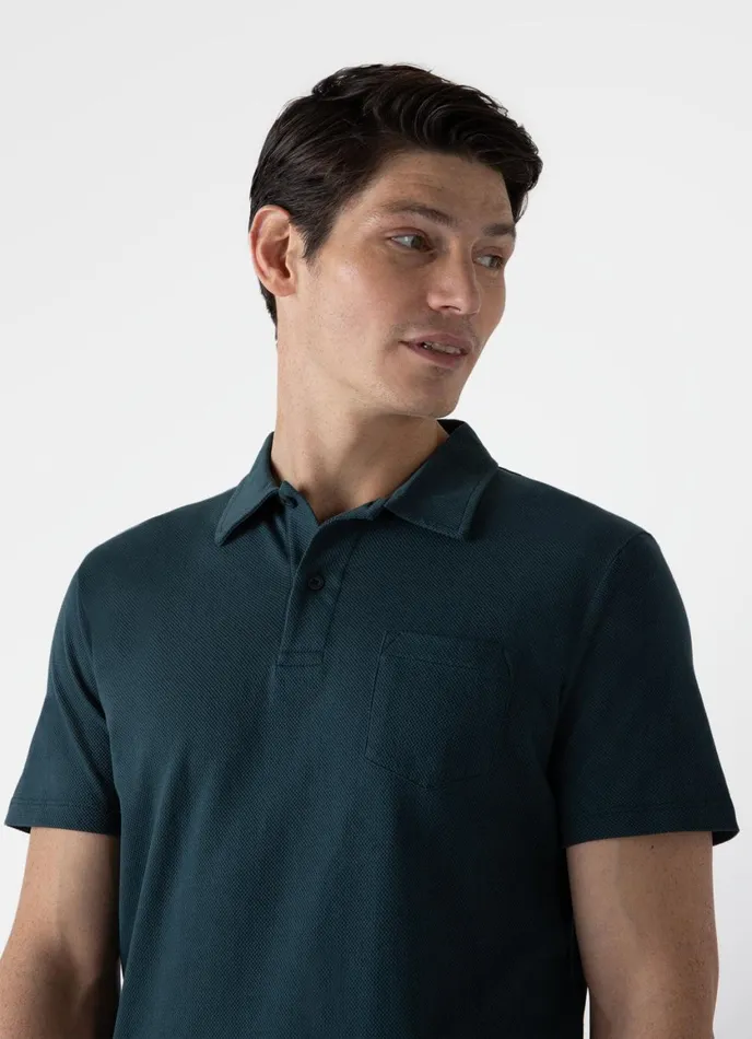Riviera Polo Shirt Peacock Men SUNSPEL Polo Shirts