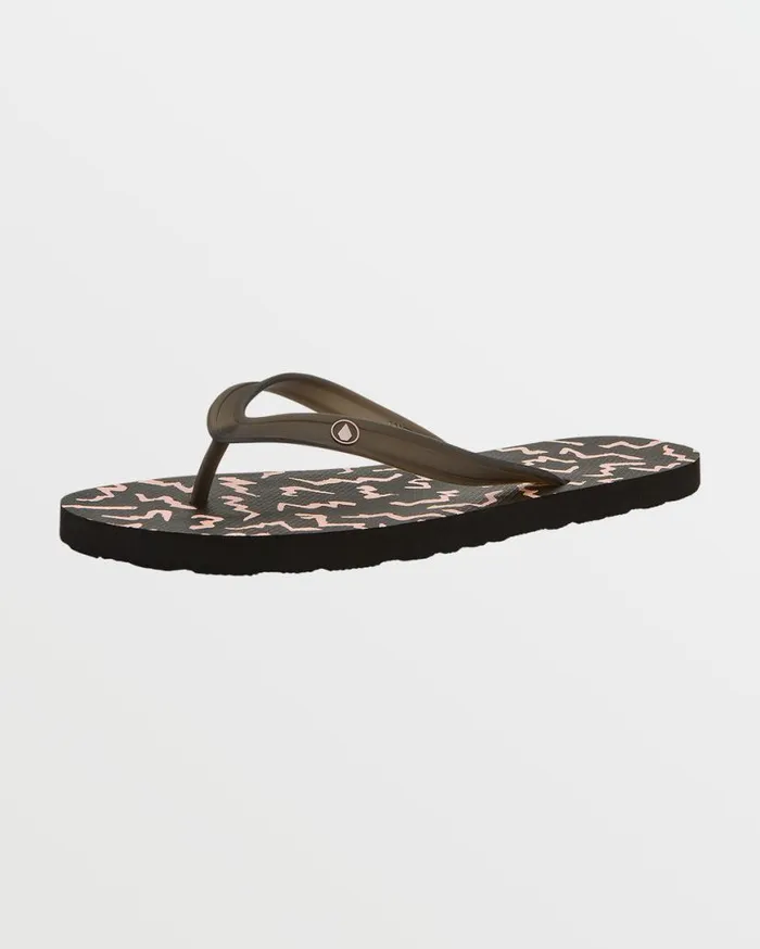 Rocker Sandals 8211 Asphalt Black Mens Volcom Sandals