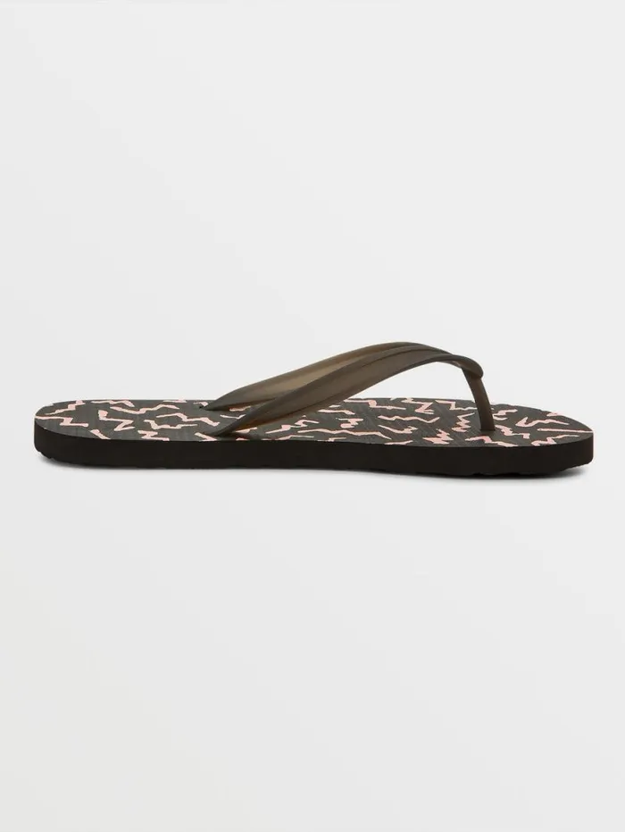 Rocker Sandals 8211 Asphalt Black Mens Volcom Sandals
