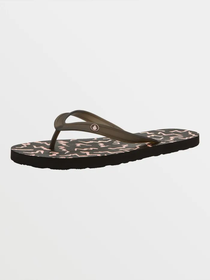 Rocker Sandals 8211 Asphalt Black Mens Volcom Sandals
